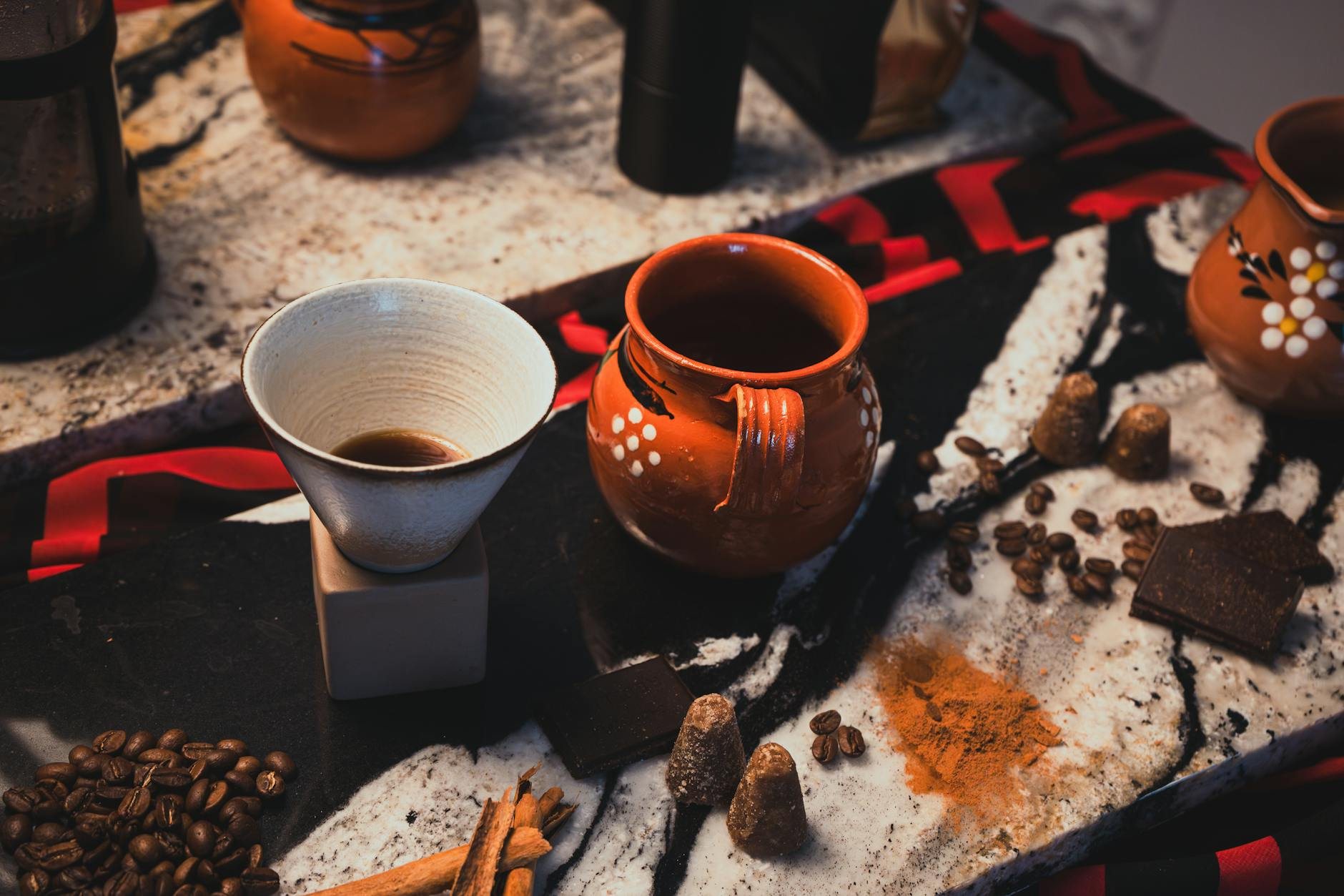 On-set styling and parabet composition during a ceramic photography session